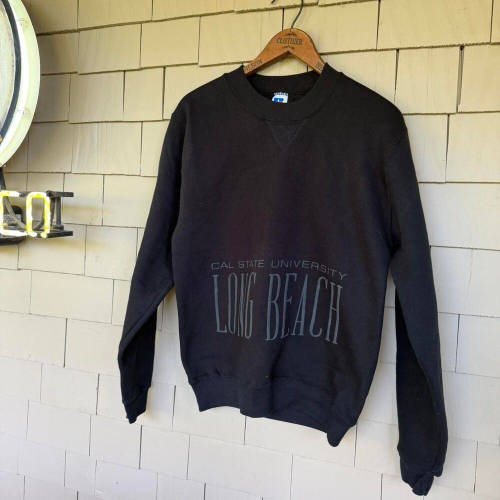 Russell-athletic Men's Black and Grey Sweatshirt